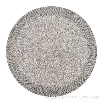 Grey large round outdoor playground floor mats